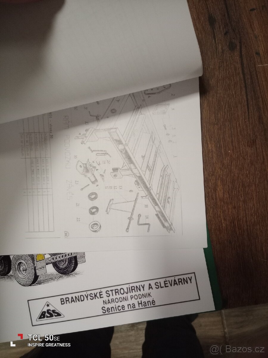 Katalog náhradních dílů přívěs BSS typ P53S. - 4