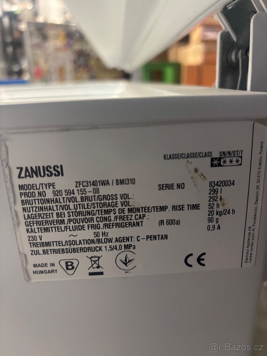 Pultový mrazák ZANUSSI - 4