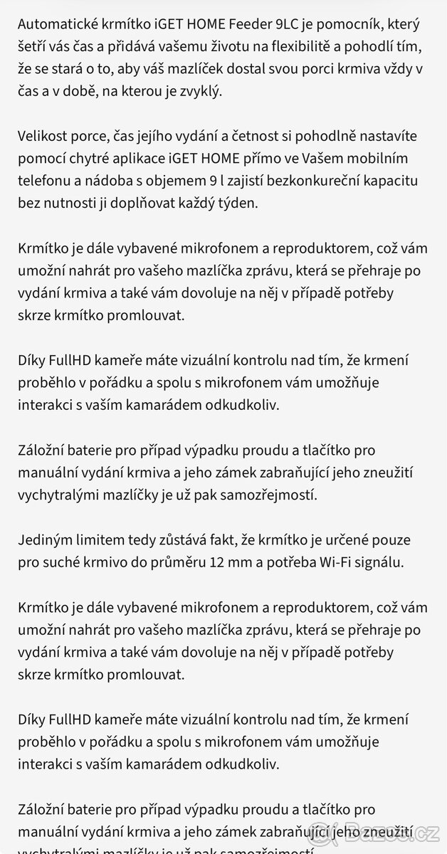 Dávkovač granulí IGET - 4