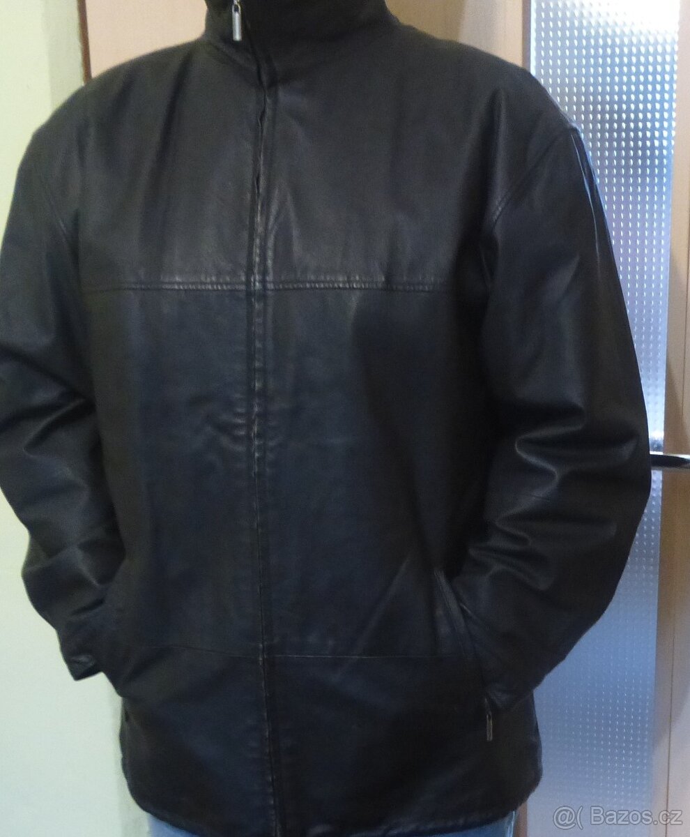 BUNDA - KOŽENÁ, vel.: XL- NA ZIP - 4
