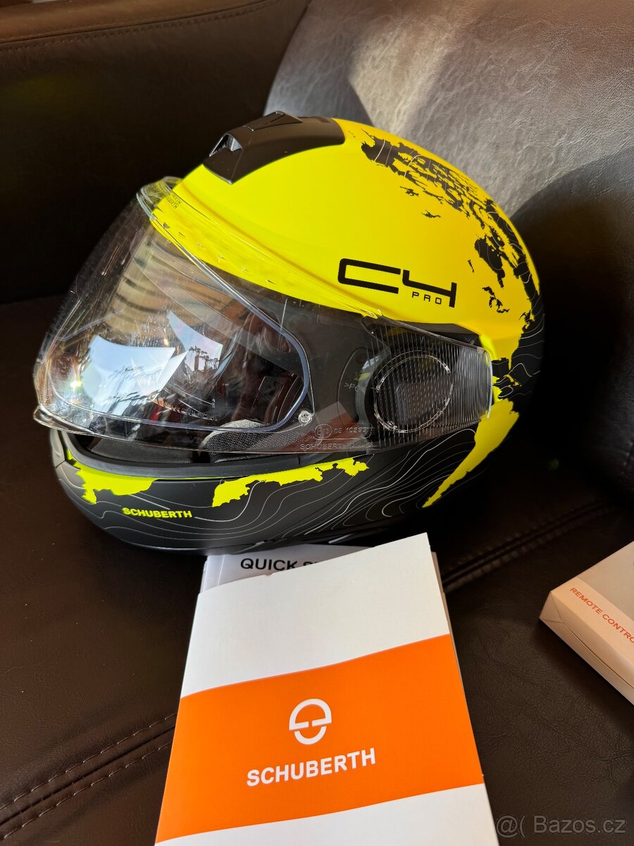 2xSchuberth C4 Pro Magnitudo Yellow,stav nových - 4