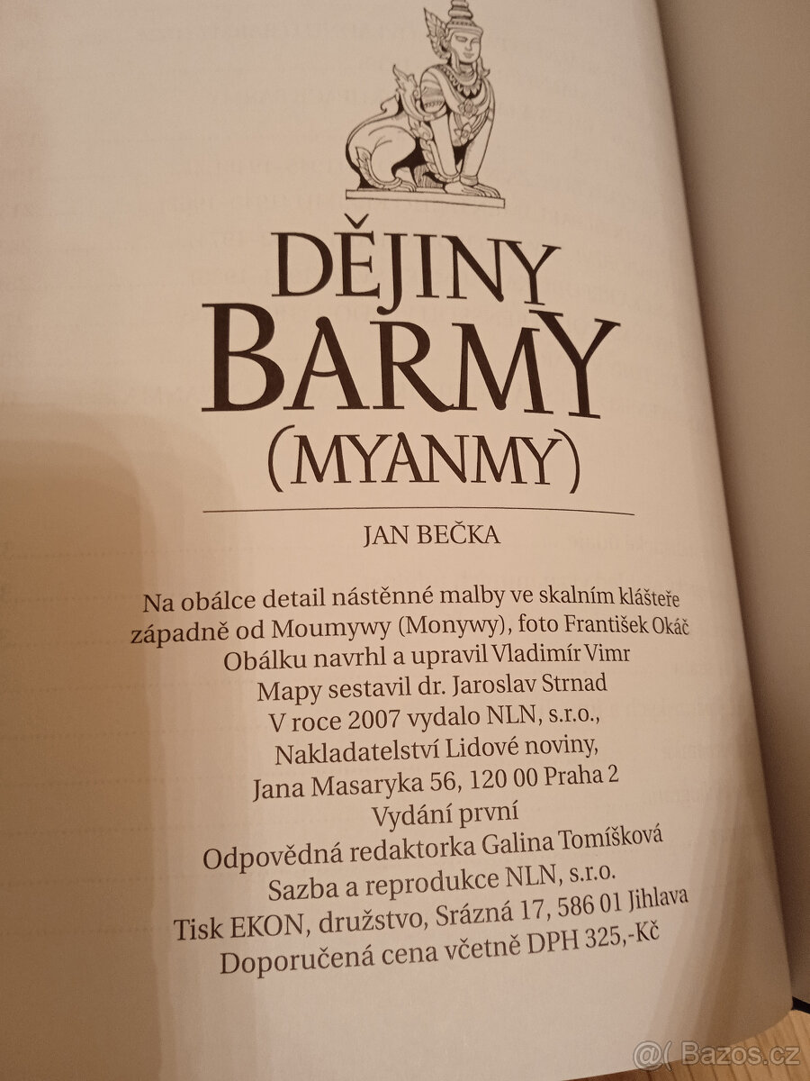 Dějiny Barmy (edice Dějiny států) - 4