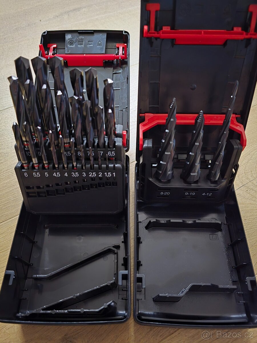 Wurth sadá vrtákov HARD stupňove vrtáky zahlbniki nové - 4