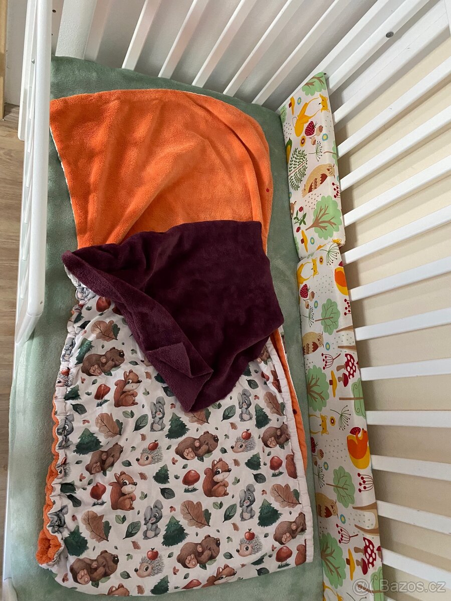 Dětská postýlka 120x60 2 v 1 vč. Matrace scarlett Agáta - 4