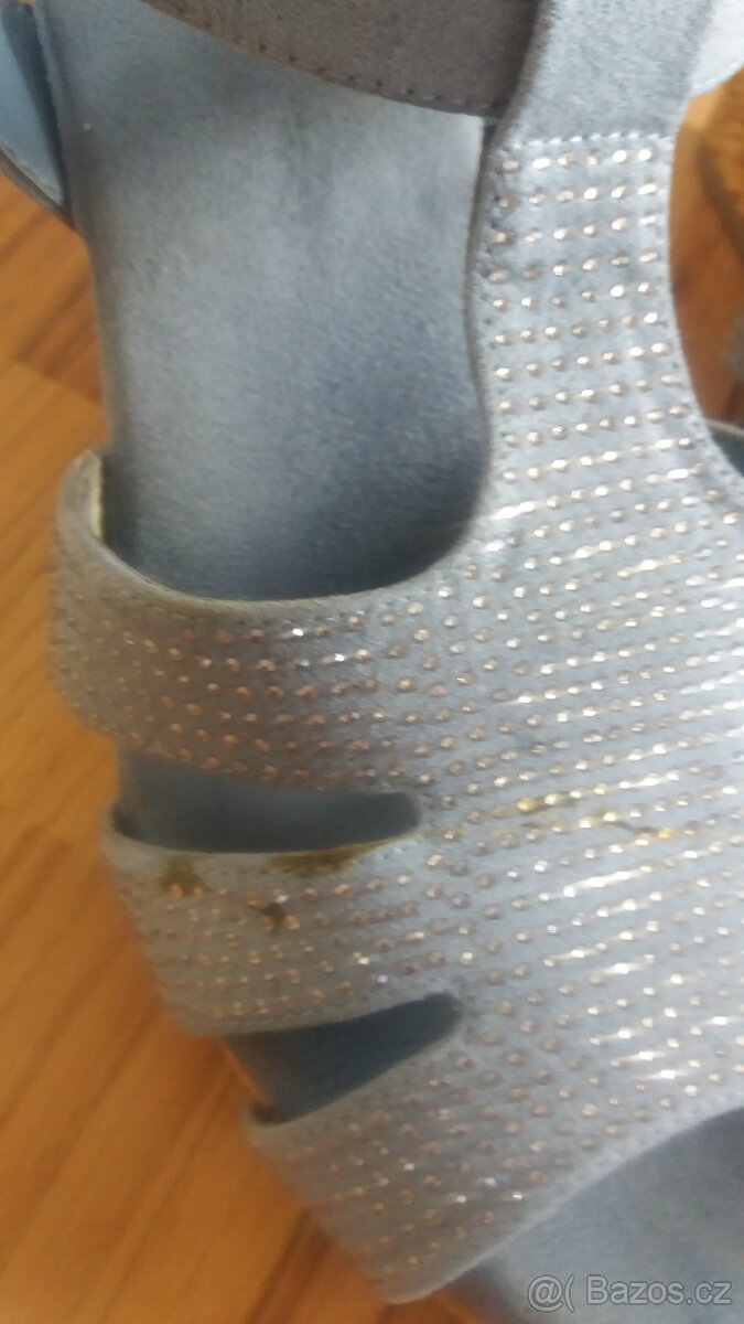 Dámské letní boty na klínku vel. 40 - 4