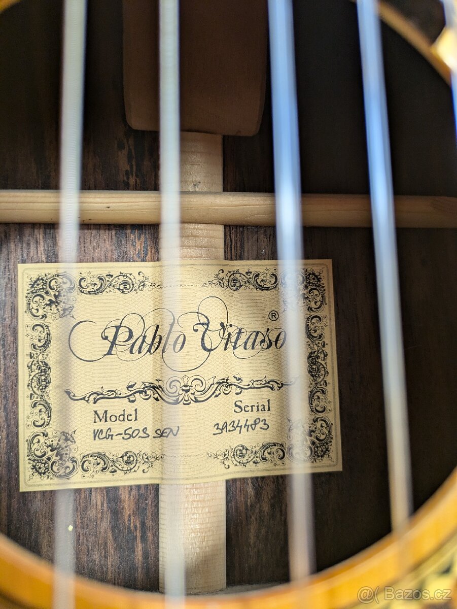 Klasická kytara Pablo vitaso 50s 7/8 - 4