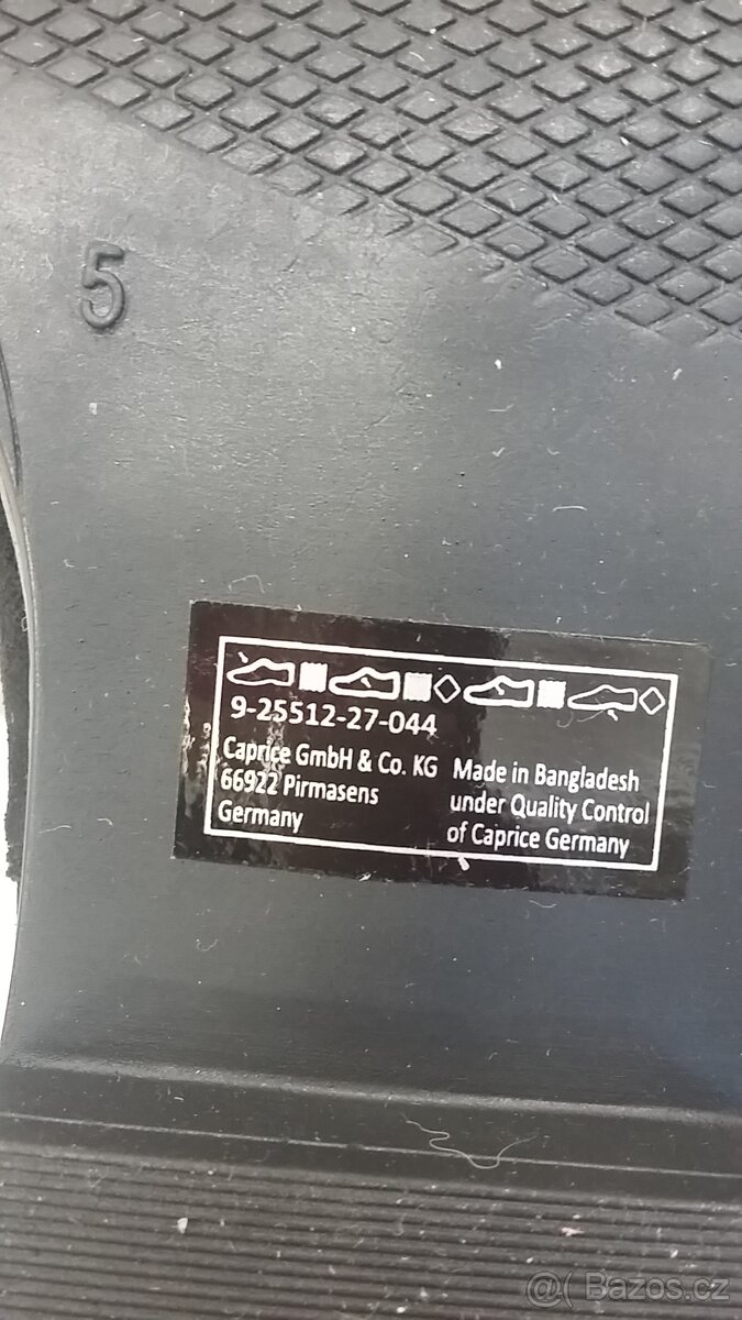 Černé vysoké kozačky nad kolena Baťa 38 - 4