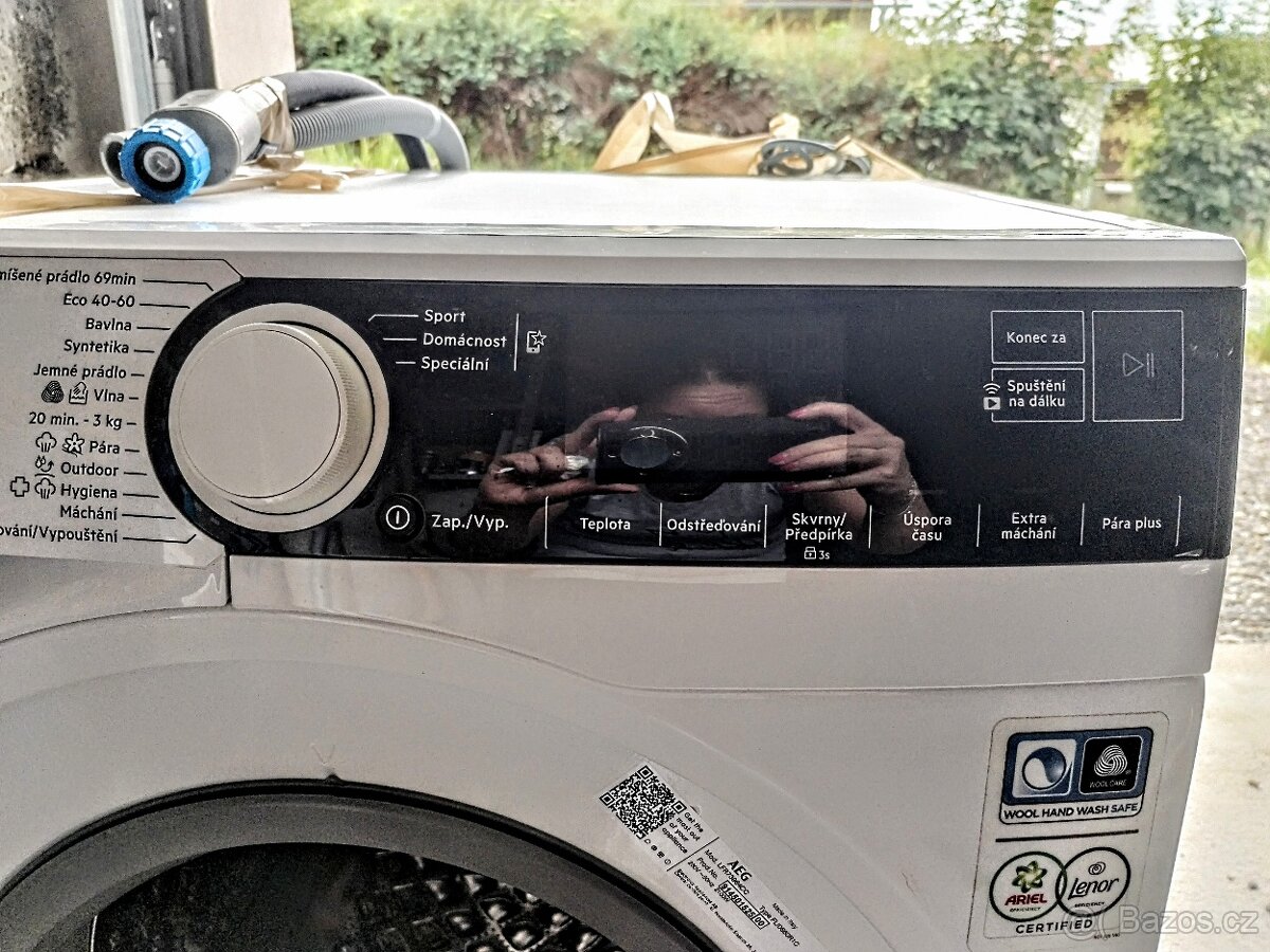 Zánovní pračka TOP stav Zn. AEG 7000 ProSteam v záruce - 4