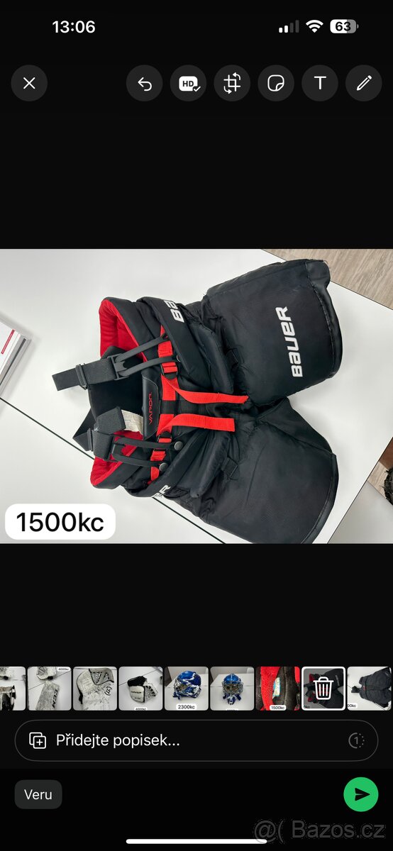 Hokejová Brankářská výstroj - 4