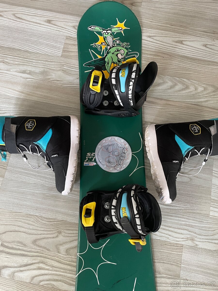 Snowboard 125 cm + boty 34-35 - 4