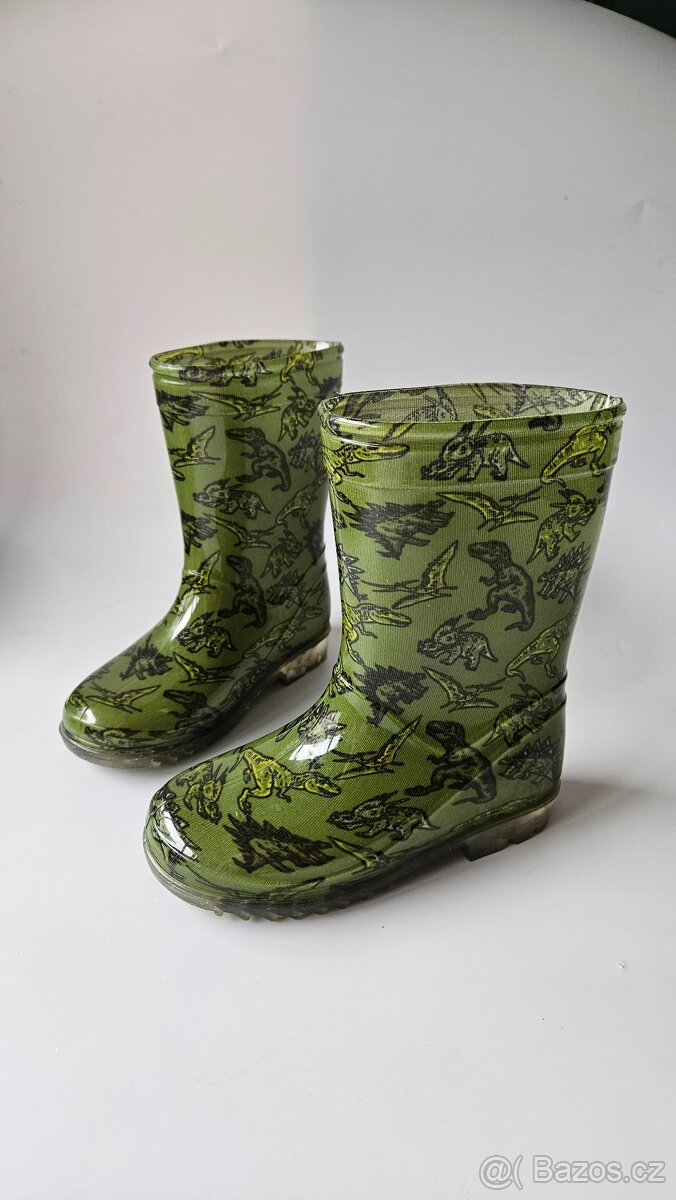 Holínky /gumáky s dinosaury - vel.26 - 4