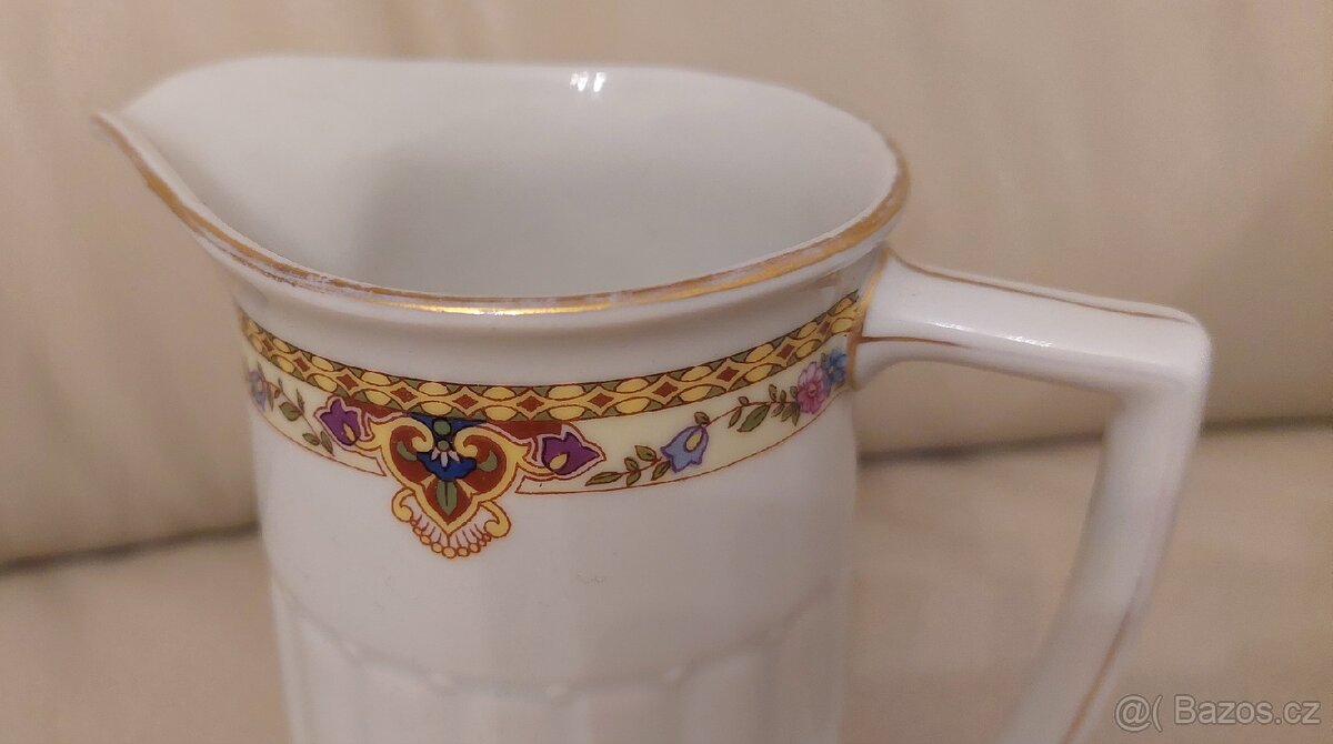 Starožitný porcelánový džbánek na mléko Epiag - 4
