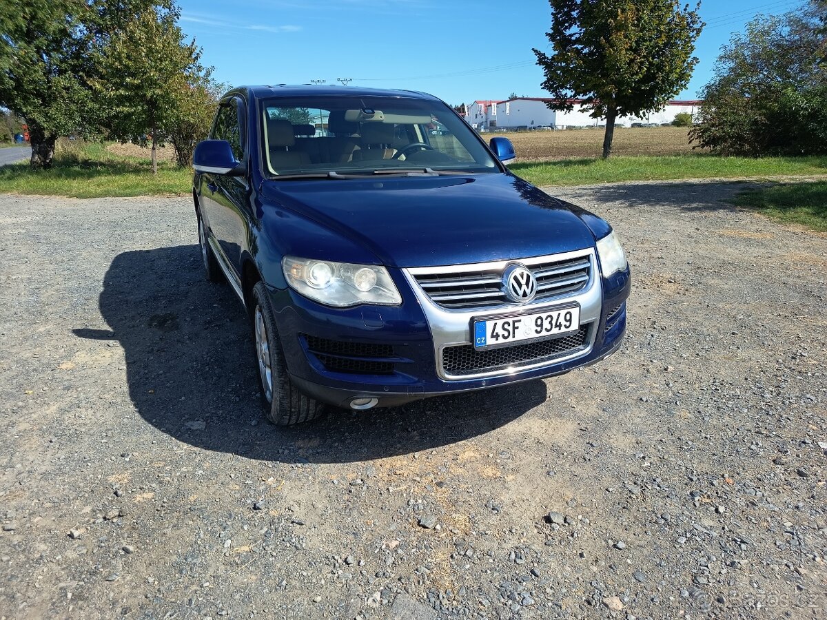 VW Touareg 3.0 V6 tdi BKS 165kW 2007 manuál na pružinách