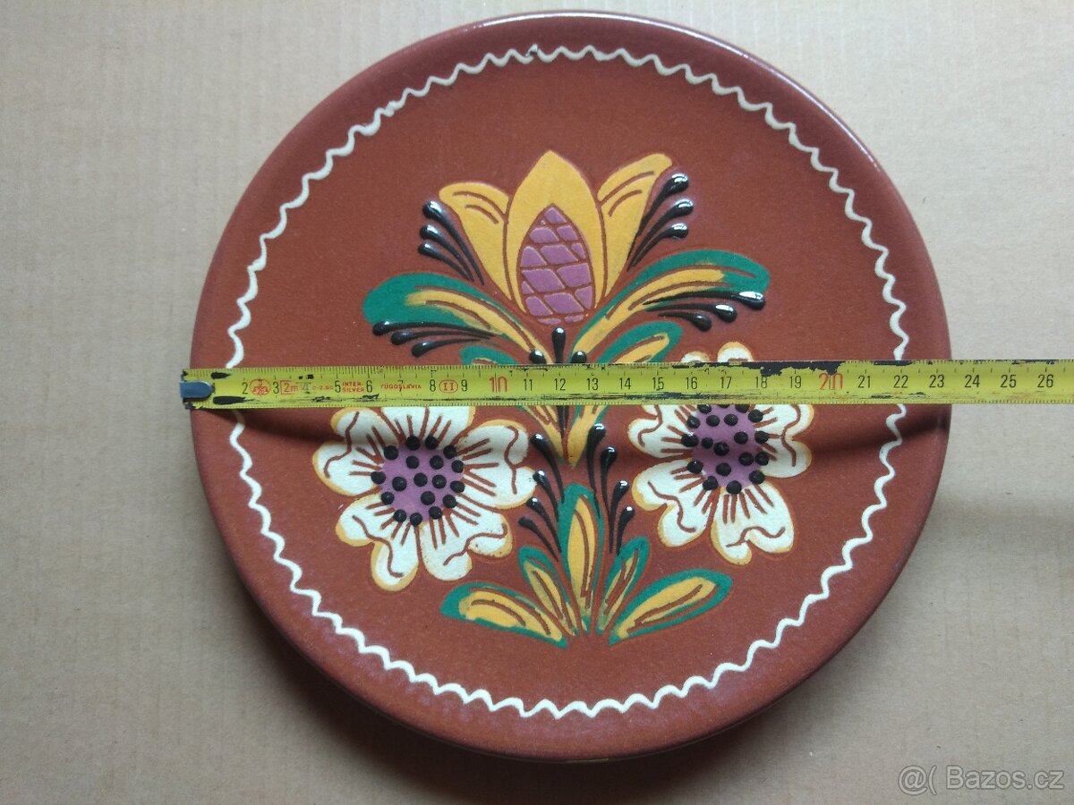 Nastěnný talíř Töpferhof Keramik DDR Römhild - 4