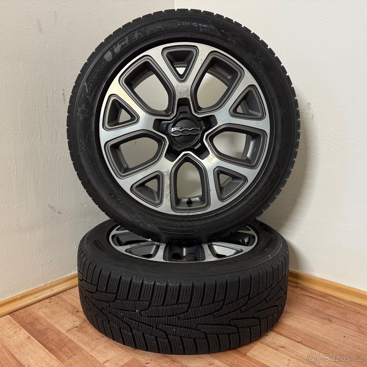 FIAT 500X 5x110 R17 ET40+ZIMNÍ 225/50R17 7,5/7mm - 4