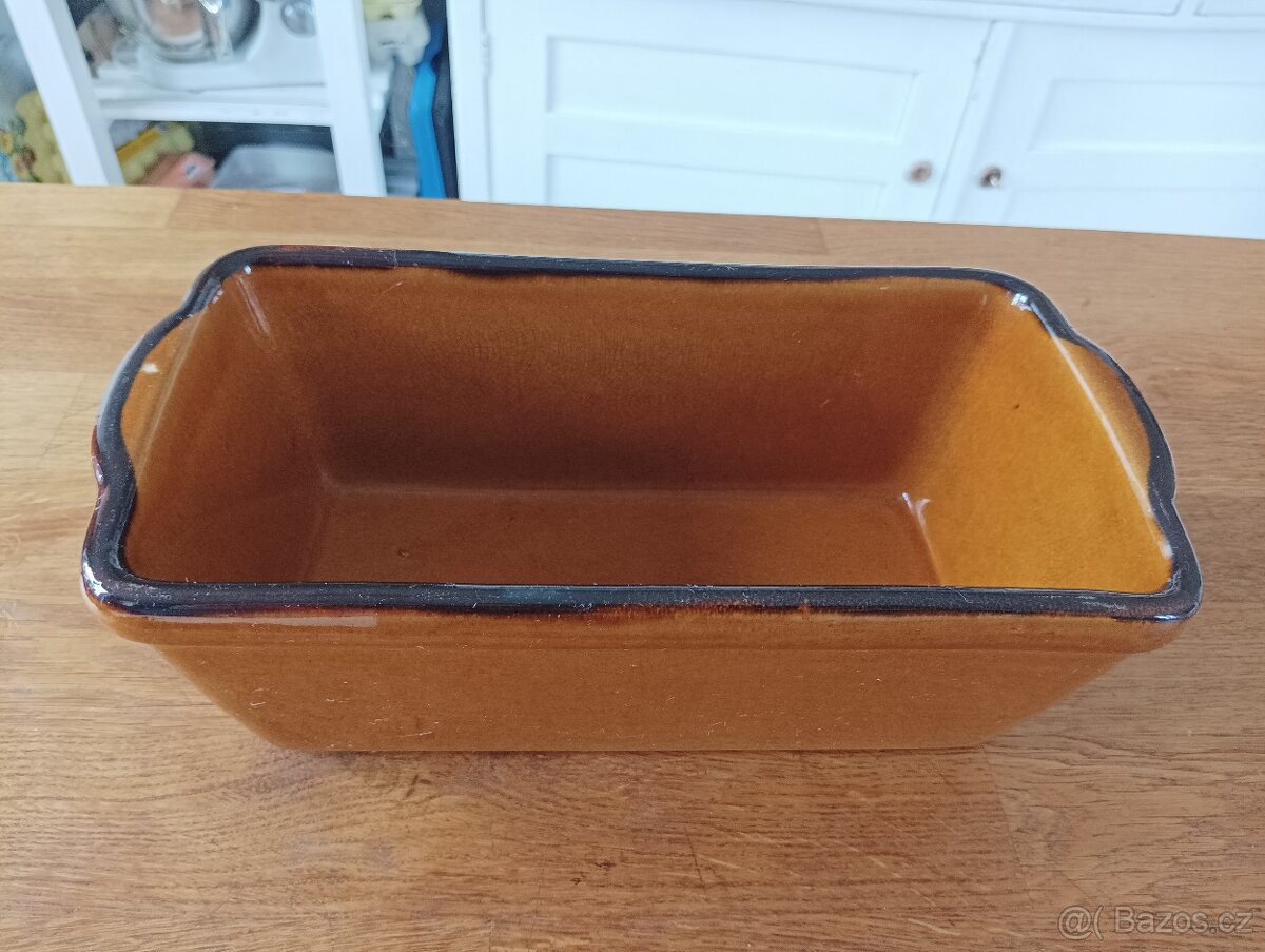 VELMI KVALITNÍ KAMENINOVÁ FRANCOUZSKÁ ZAPÉKACÍ FORMA - 4