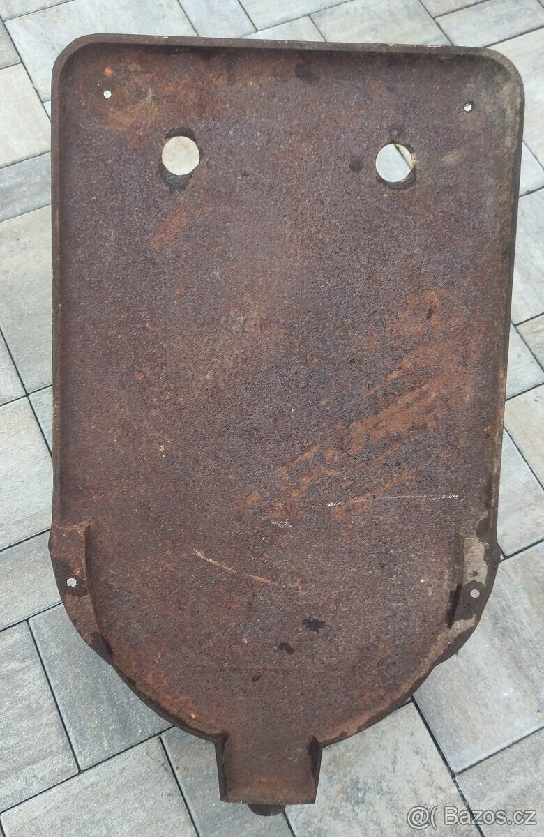 Starožitná výlevka litinová - 2 kohouty - 4