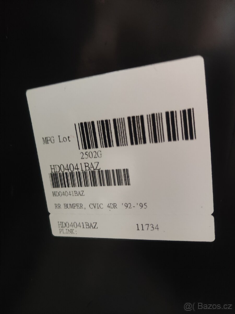 Civic 5g coupe nárazník - 4