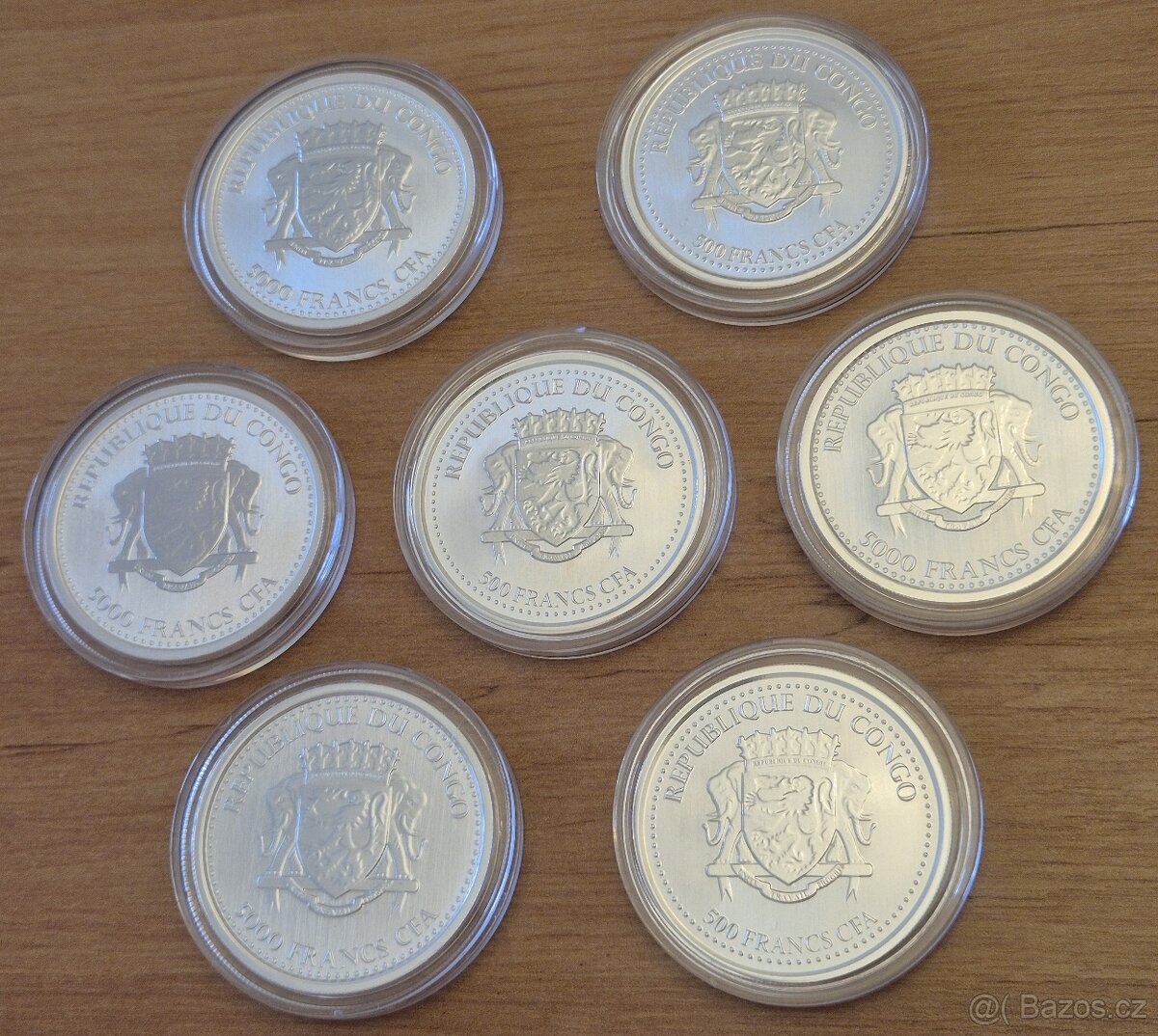 Stříbrná investiční mince Kongo Gorila 1OZ - 4