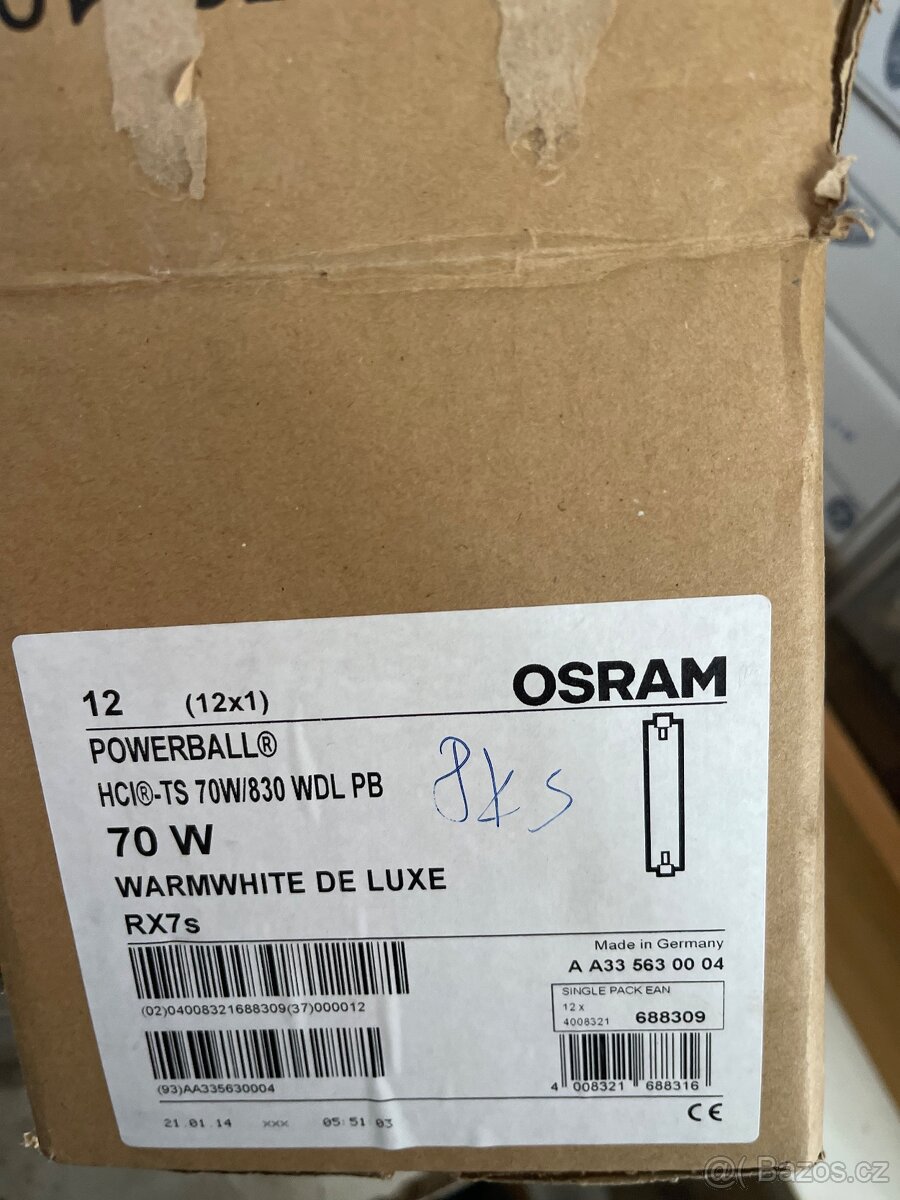 Osram Powerball 70W RX7s - 4