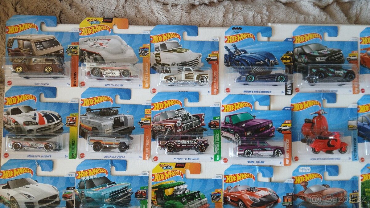 Hot wheels 5x2 nebo 53 nerozbalených autíček ceny dle fotek - 4