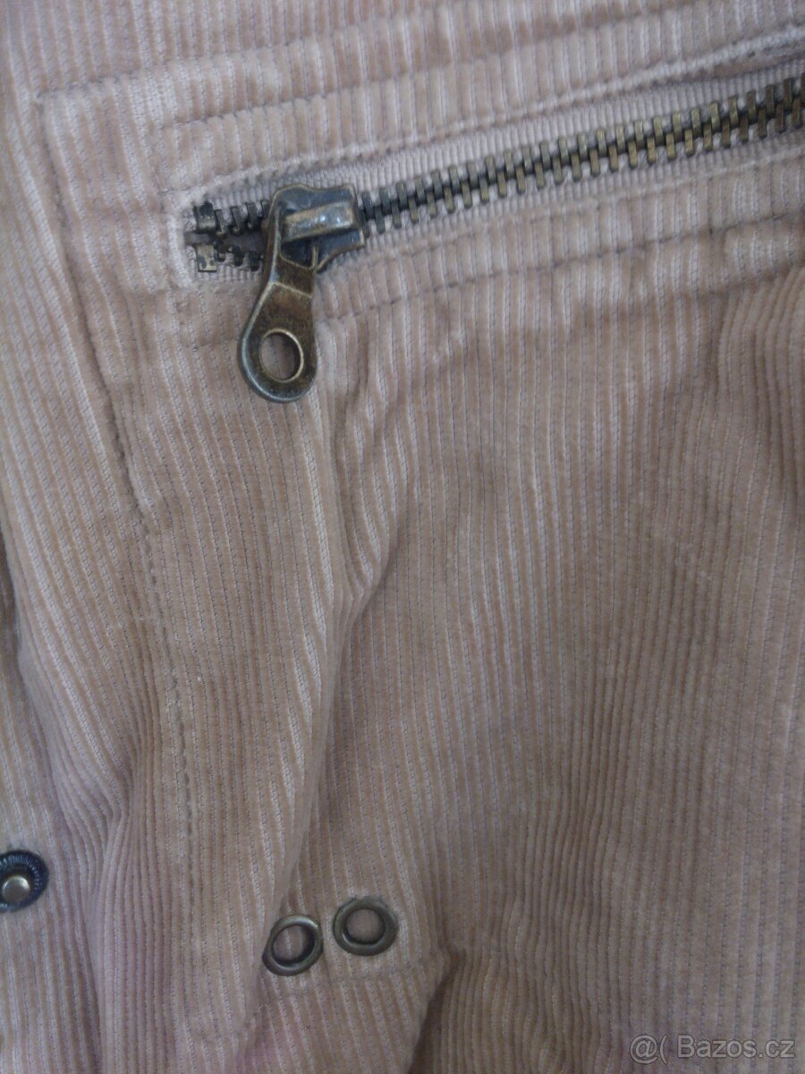 Manšestrová dámská bunda - 4