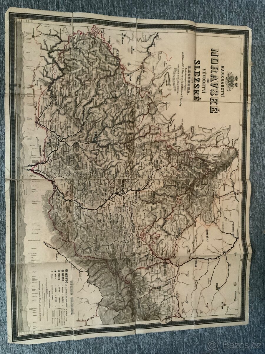 Historická mapa Moravy a Slezska - 4