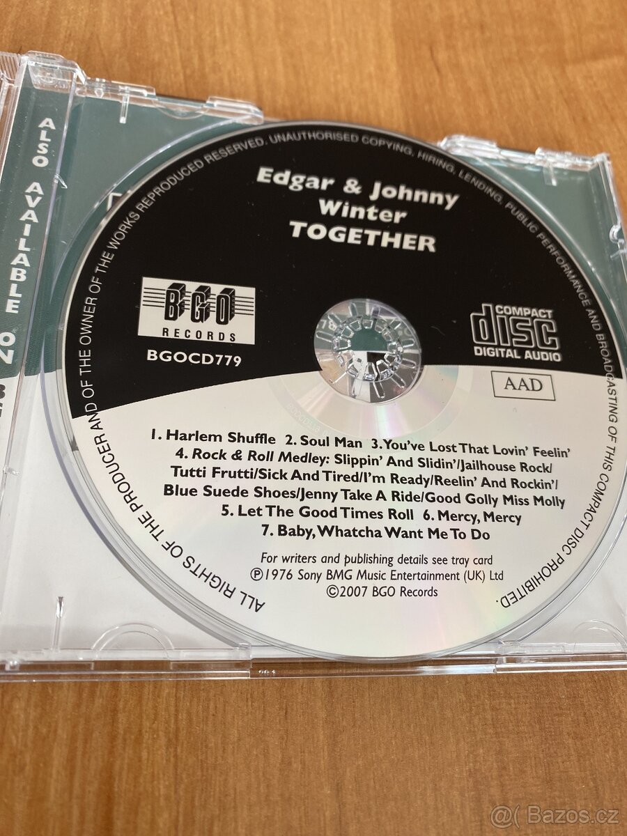 CD Edgar & Johnny Winter - Together - 4