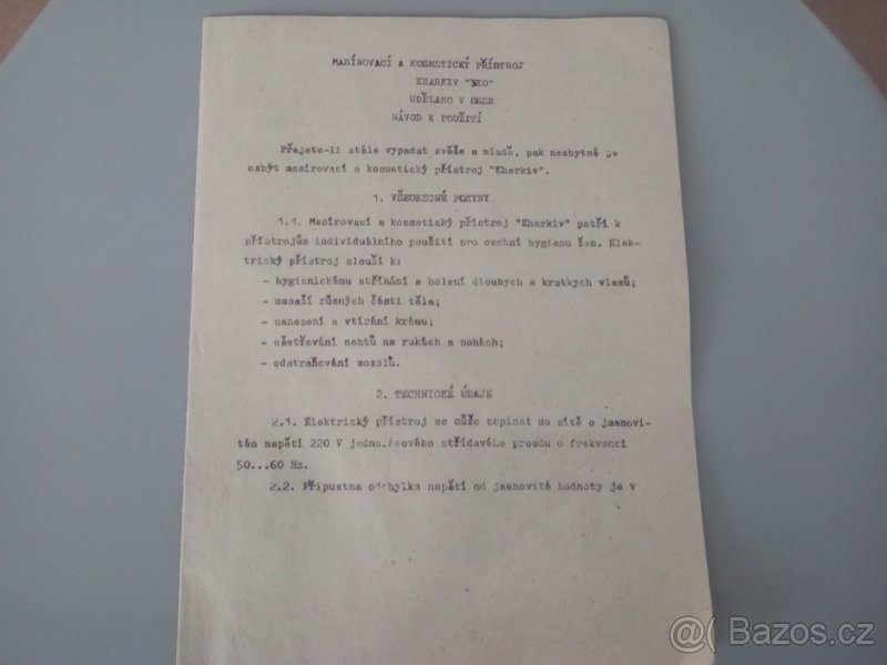 MASÍROVACÍ A KOSMETICKÝ PŘÍSTROJ - 4