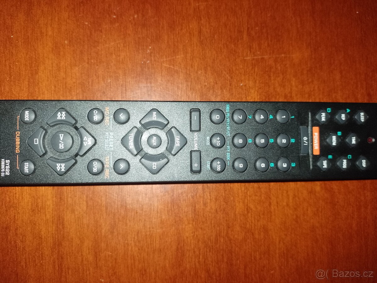 Yamaha dálkový ovladač - 4