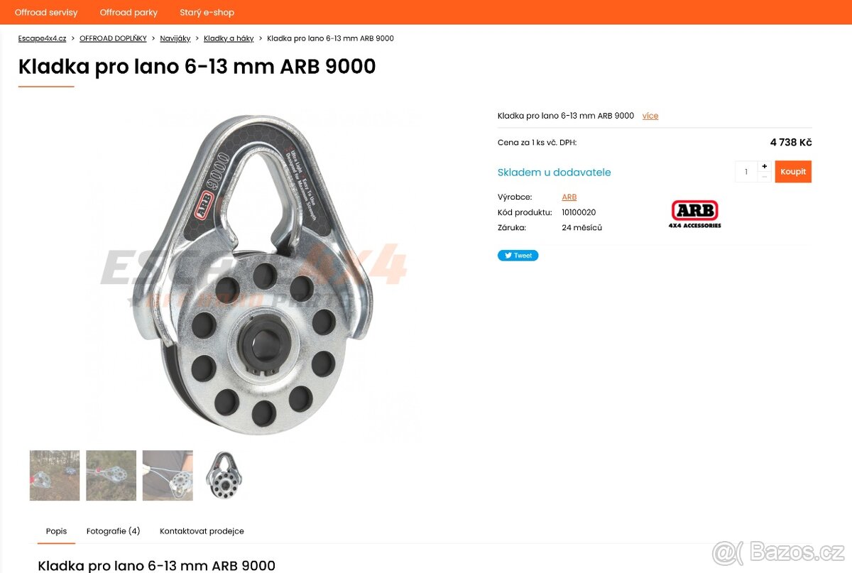 ARB 9000 kladka 6-13 mm - 4