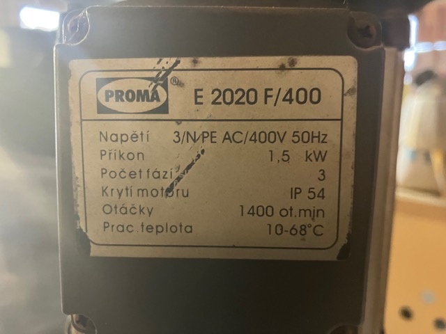 Prodám sl. vrtačku PROMA E 2020 F / 400 - 4