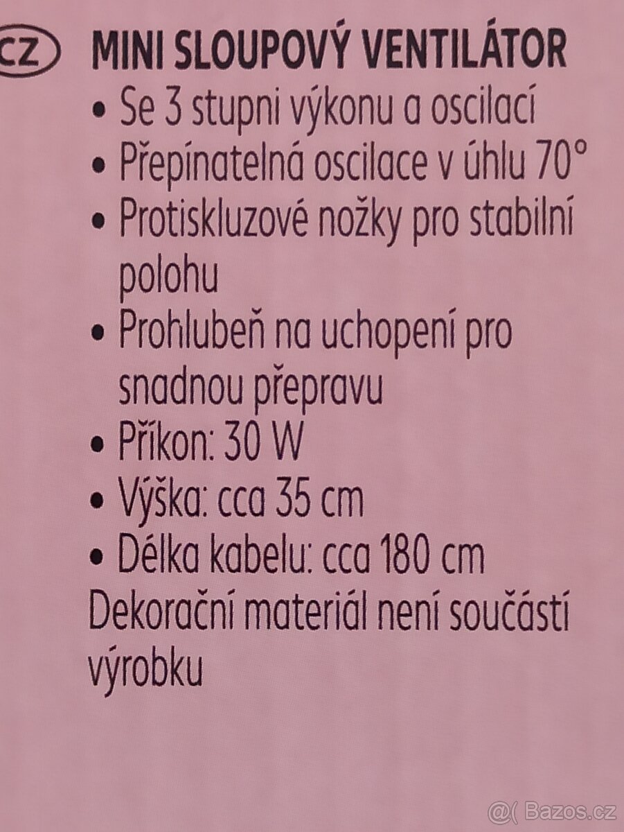 sloupový ventilátor - 4