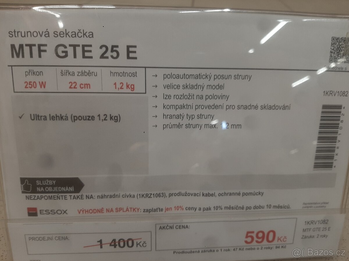 Strunová sekačka - Nová - 4