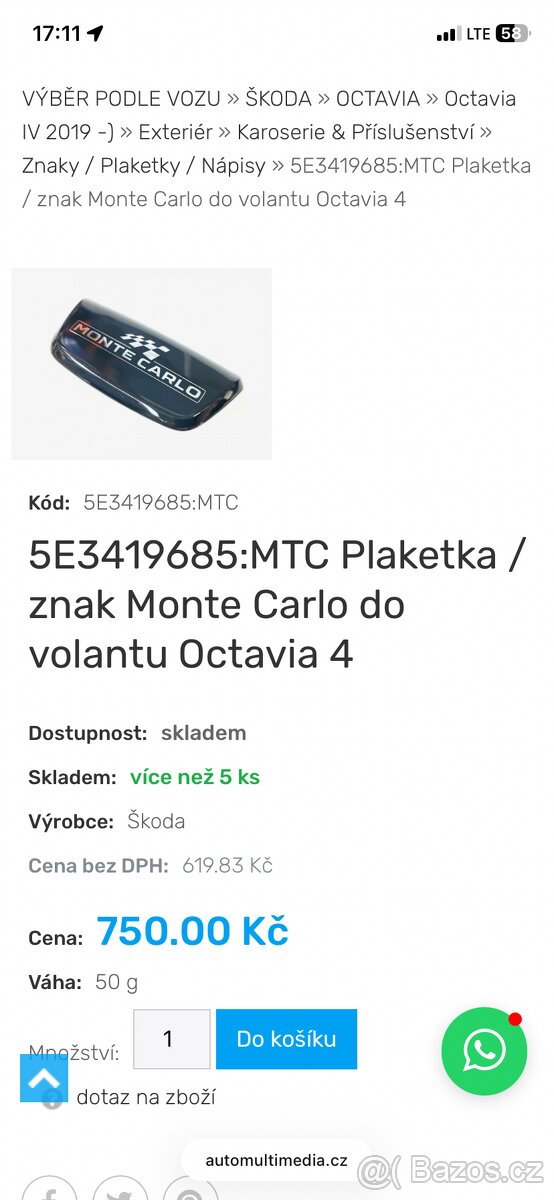 Fabia iv krytka volantu - 4