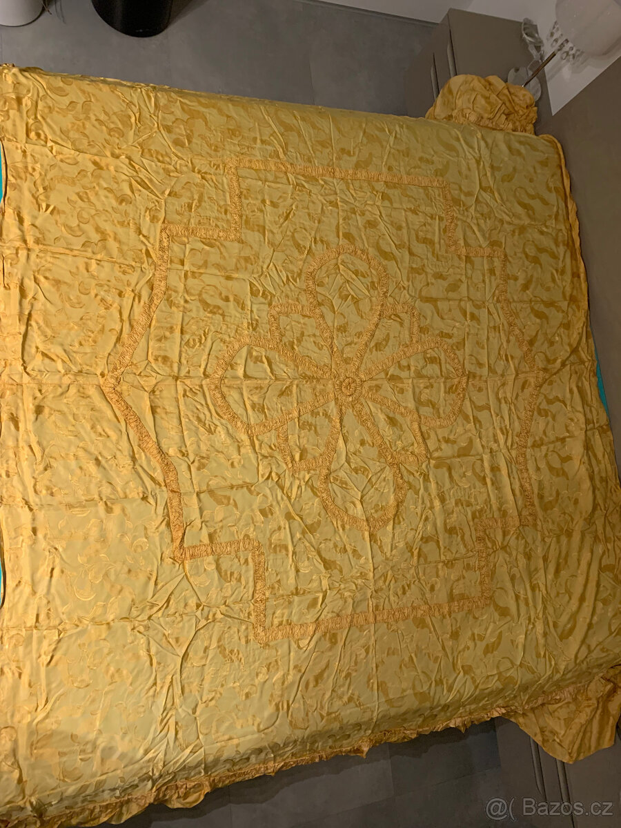 Dekorační polštář, přehoz, malovaný polštář - 4