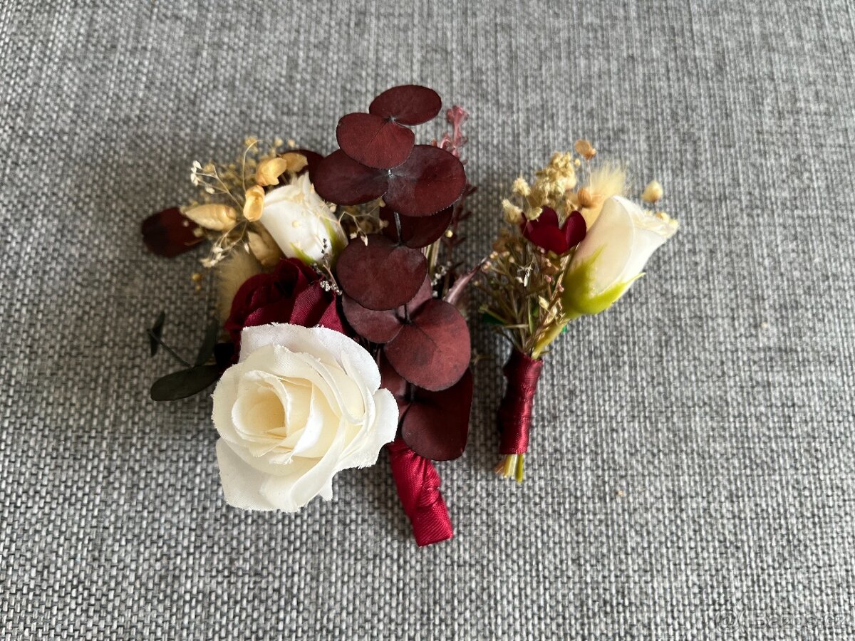 Umělé květiny např. na výzdobu svatby - 4