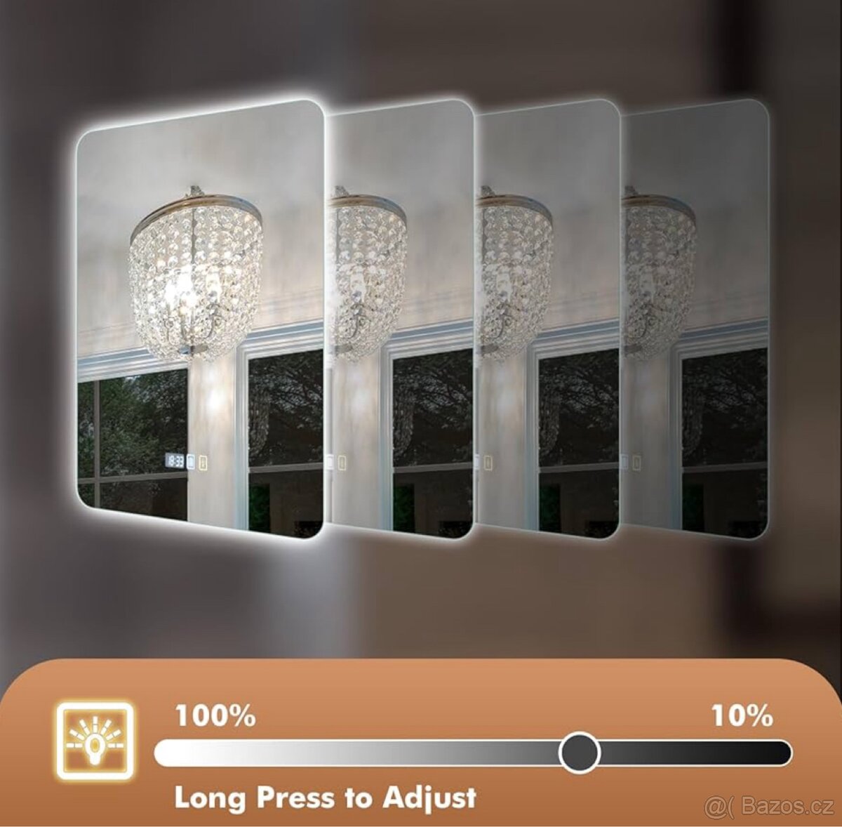 Koupelnové zrcadlo 500x700 mm - 4