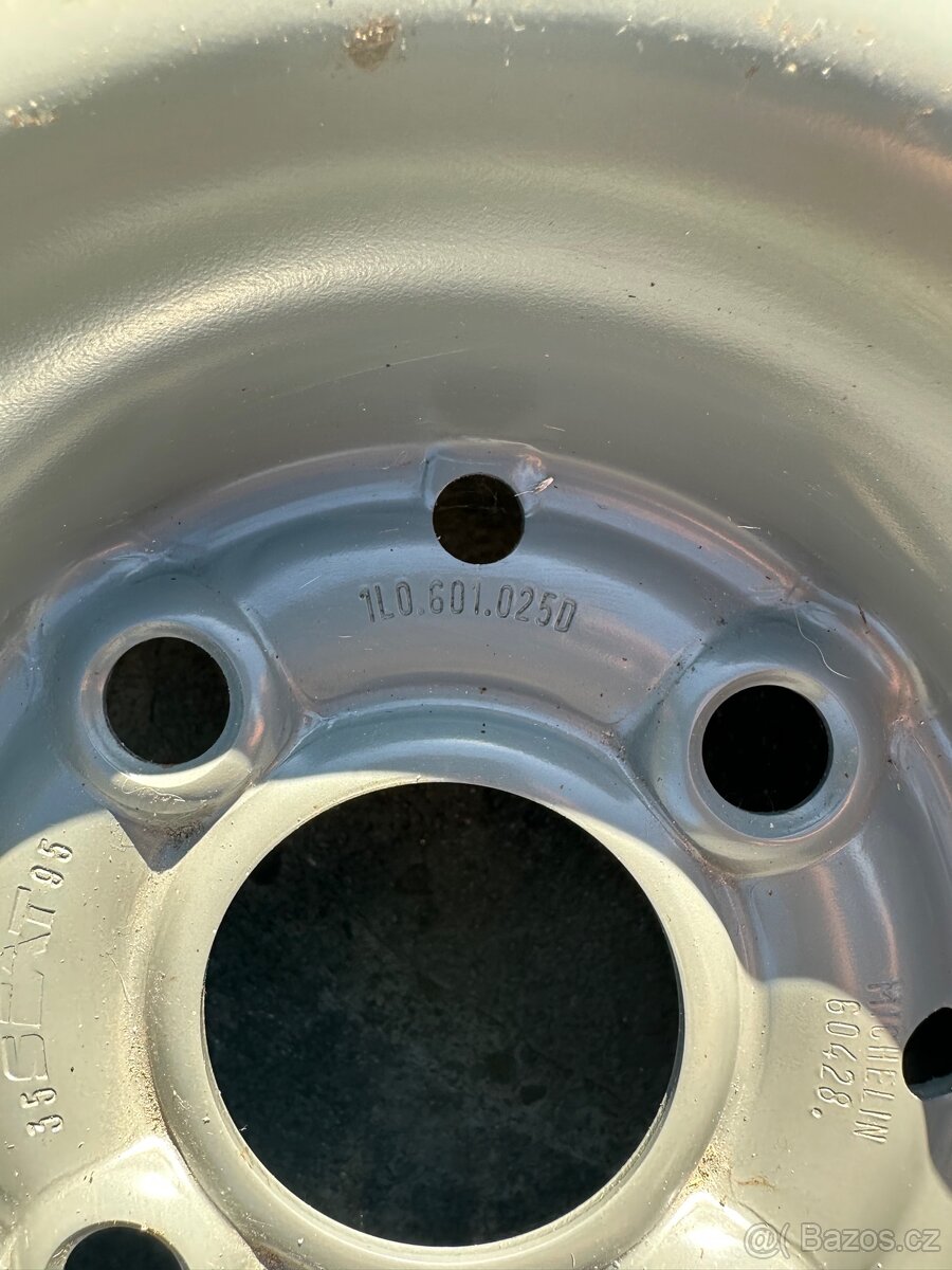 Prodám dojezdové kolo Seat 105/70 R14 ET38 - 4