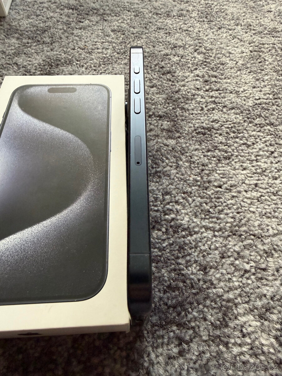 iPhone 15 PRO 128GB - Blue titanium TOP stav - 4