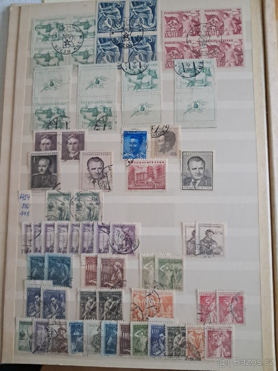 Poštovní známky Československa - 4