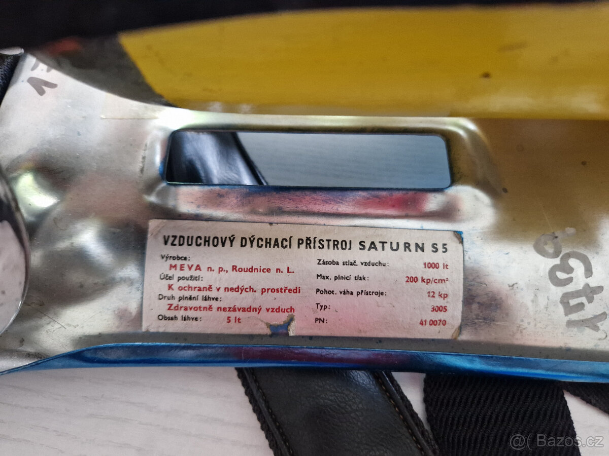 Prodám dýchací přístroj Saturn - 4
