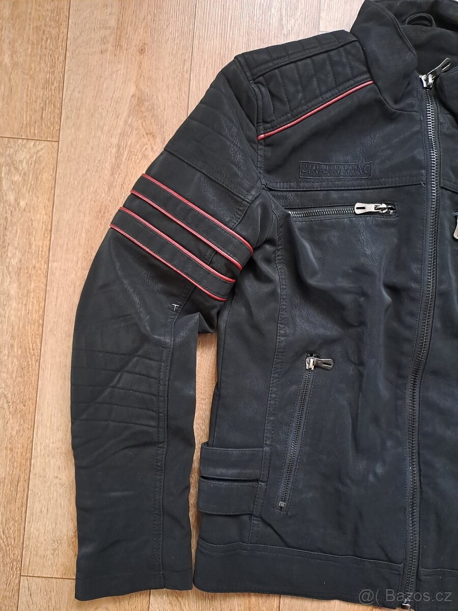 NOVÁ Kožená bunda Carl vel. S - 4
