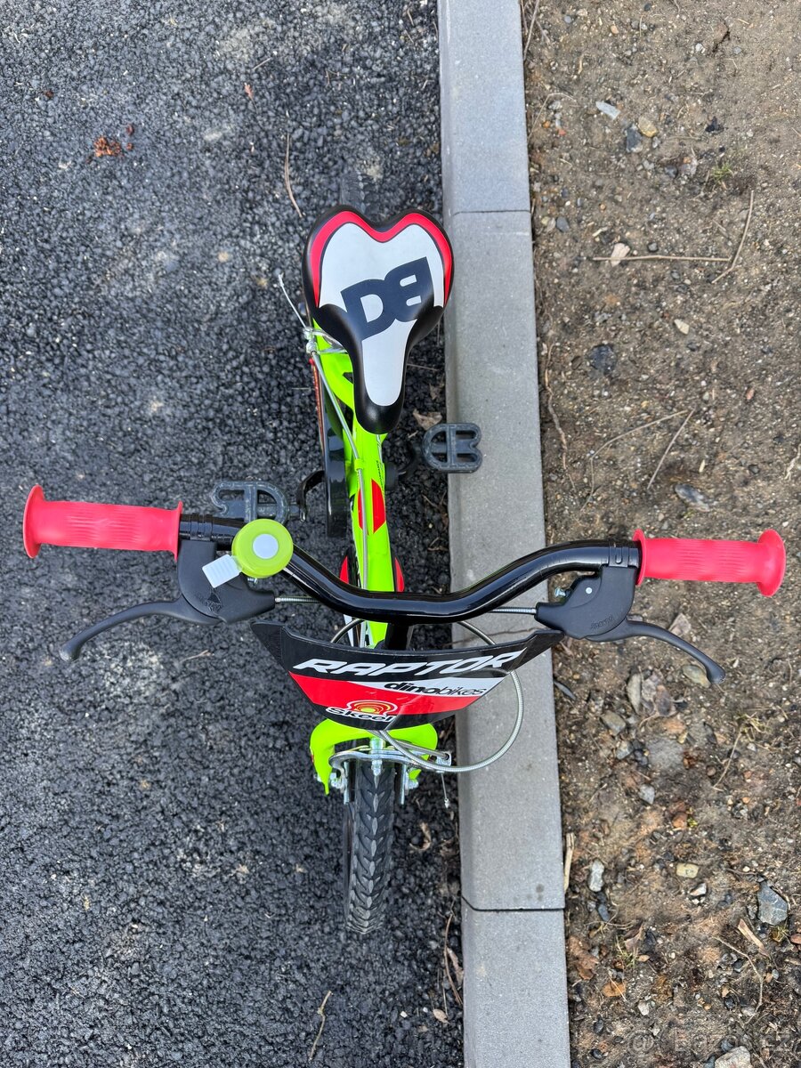 Dětské kolo Dinobikes 14 s helmou - 4