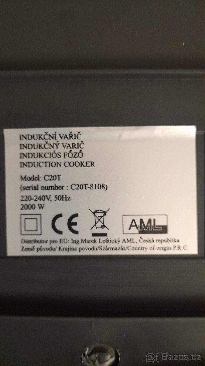 INDUKČNÍ DESKA AML - 4