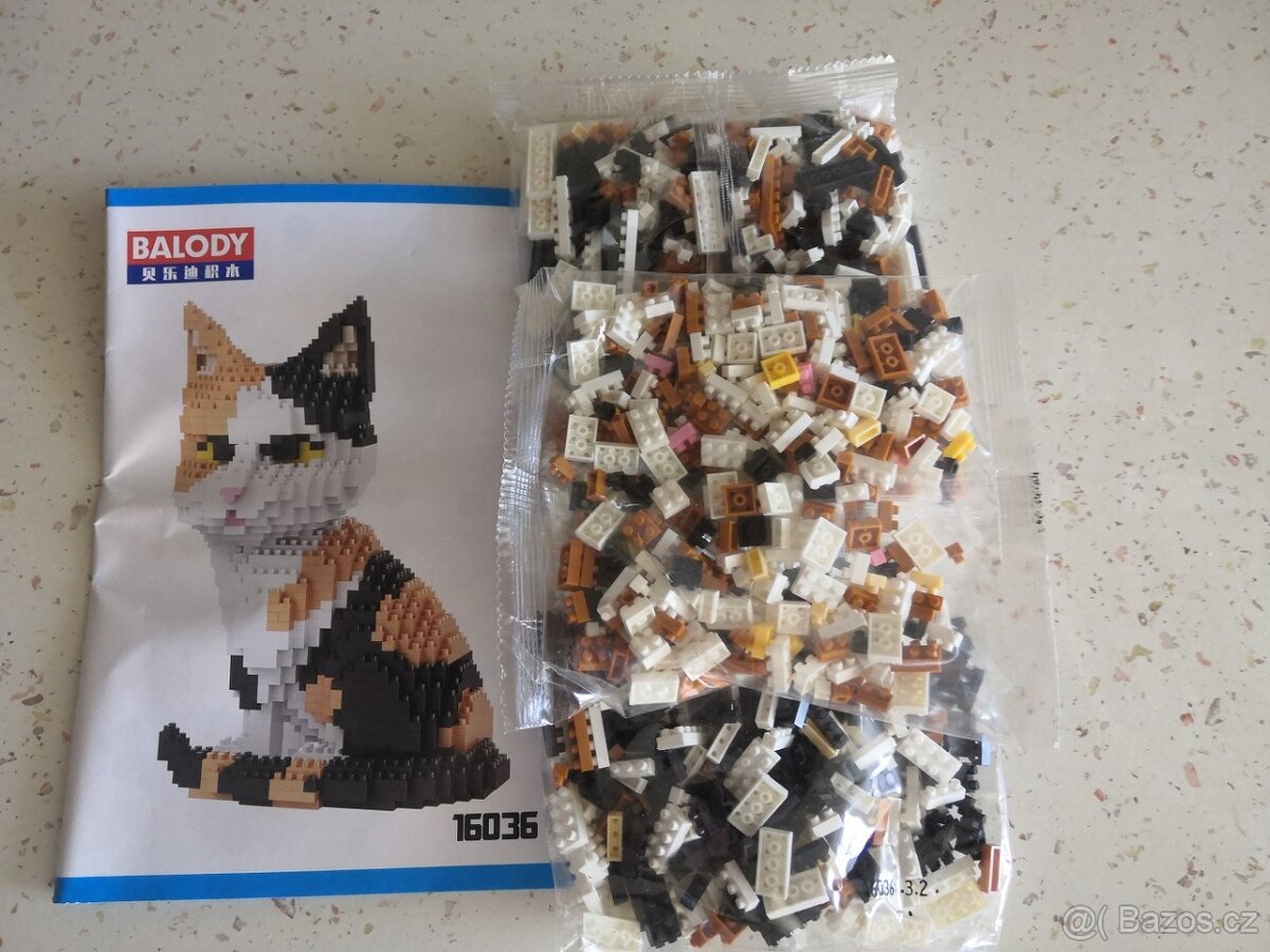 Stavebnice Kočky mourek, kompatibilní s LEGO - 4