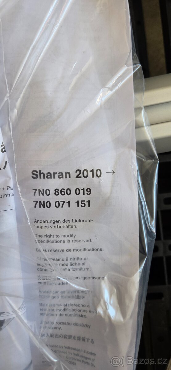 Střešní nosič na VW Sharan 2010 - 2023 - 4