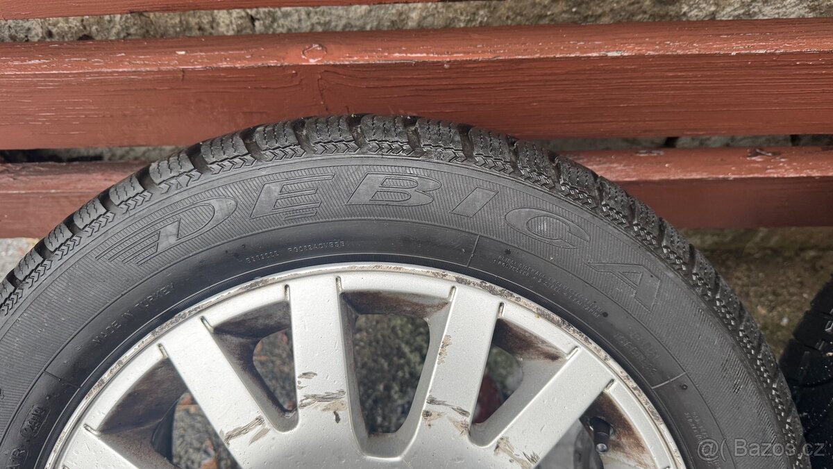 ALU Disky - Škoda - 5x100 - 205/55 R16 - ZIMNÍ - 4
