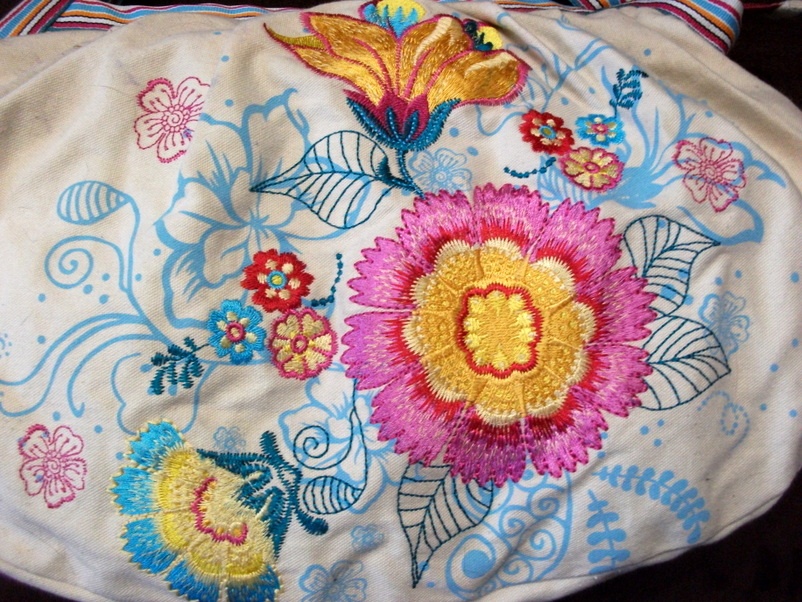 Krásná KABELKA taška látková - 4