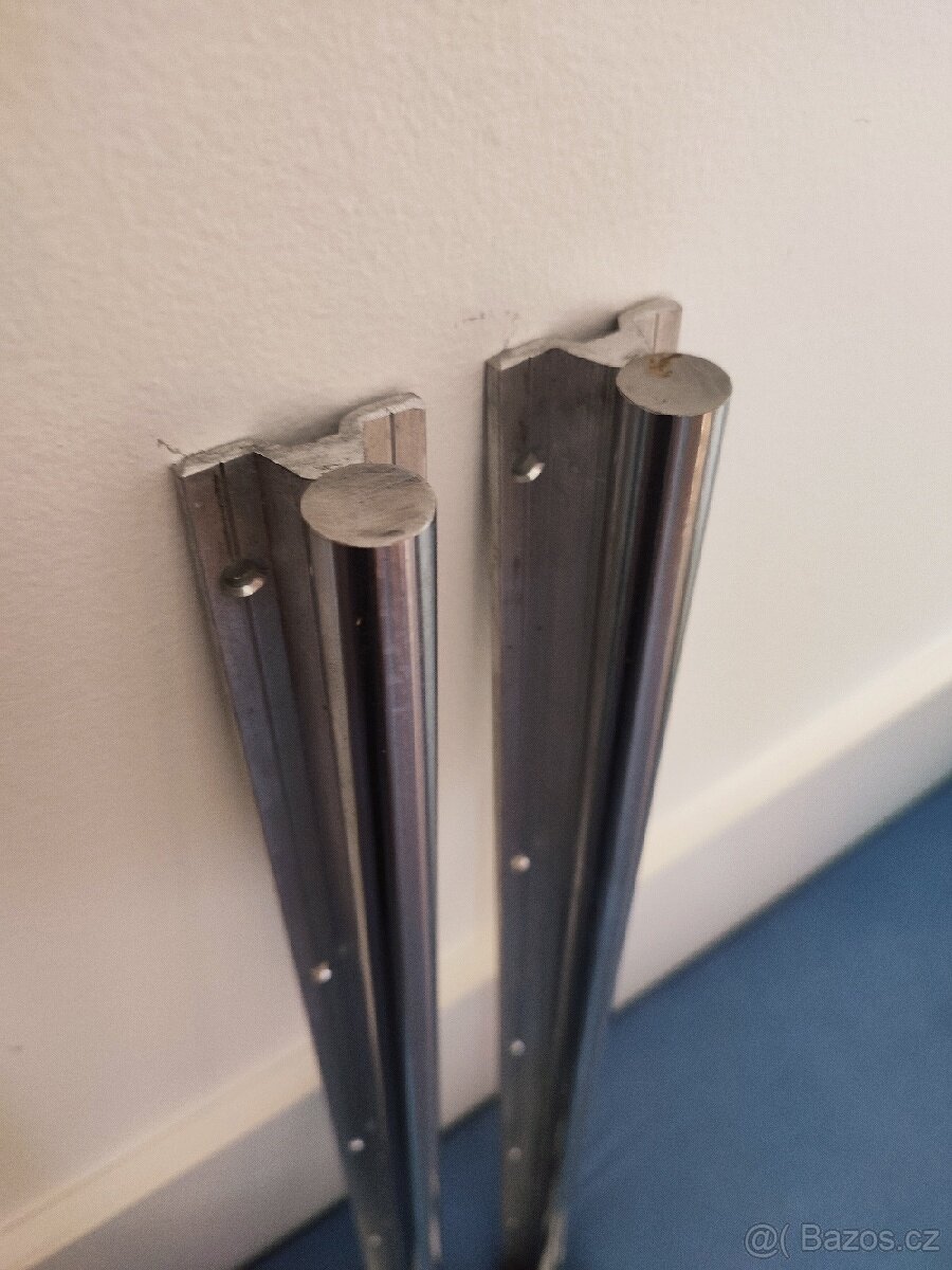 Nové kolejnice lineárního vedení + balení 4 ks vozíků - 4